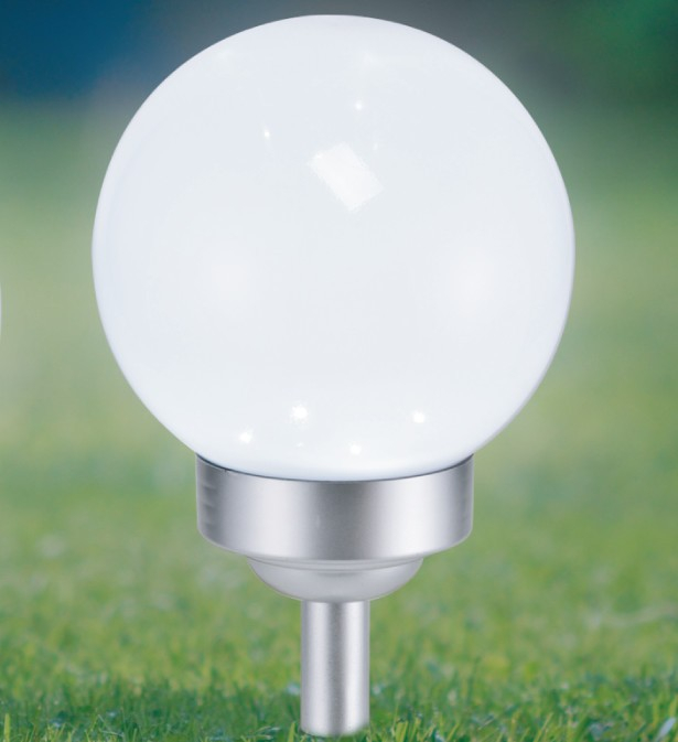 Image of Lampa solara cu 4 LED-uri, glob, 2 in 1